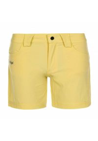 Lekkie spodenki damskie outdooroowe Kilpi SUNNY-W. Kolor: żółty