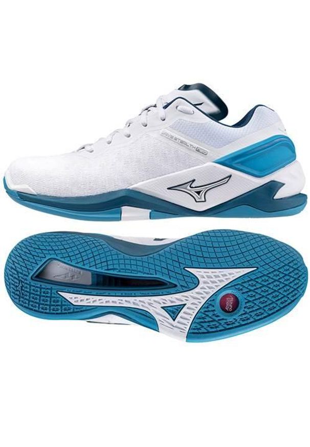 Buty siatkarskie męskie Mizuno Wave Stealth Neo. Zapięcie: sznurówki. Kolor: wielokolorowy, szary. Materiał: materiał. Szerokość cholewki: normalna. Model: Mizuno Wave