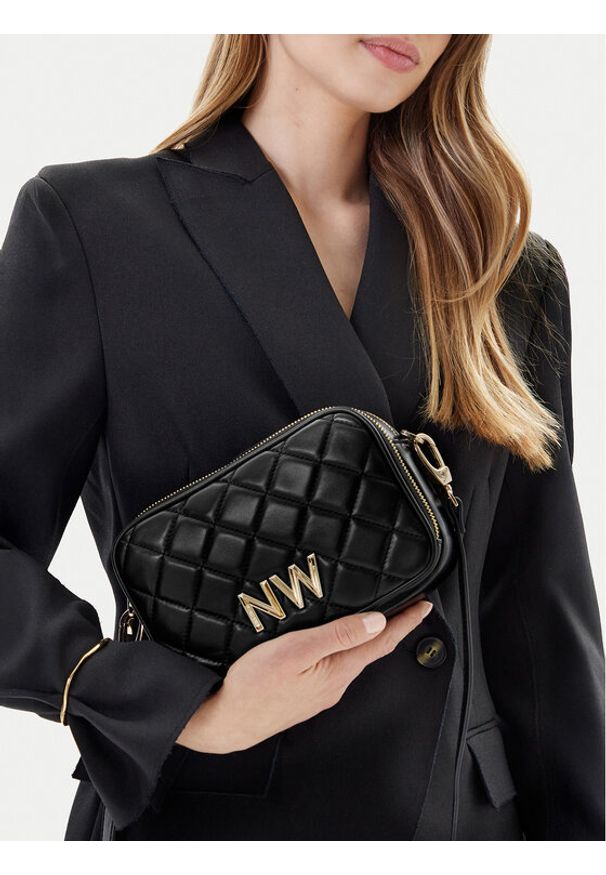 Nine West Torebka CEO-Greenwich-Glam-LX7669 Czarny. Kolor: czarny