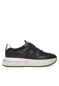 Premiata Sneakersy Cassie 7389 Czarny. Kolor: czarny. Materiał: skóra