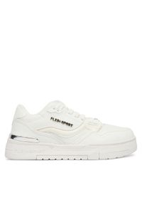 Plein Sport Sneakersy SAFS USC0845 STE003N Biały. Kolor: biały. Materiał: skóra #1