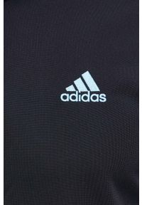 Adidas - adidas dres męski kolor czarny. Kolor: czarny. Materiał: dresówka #6