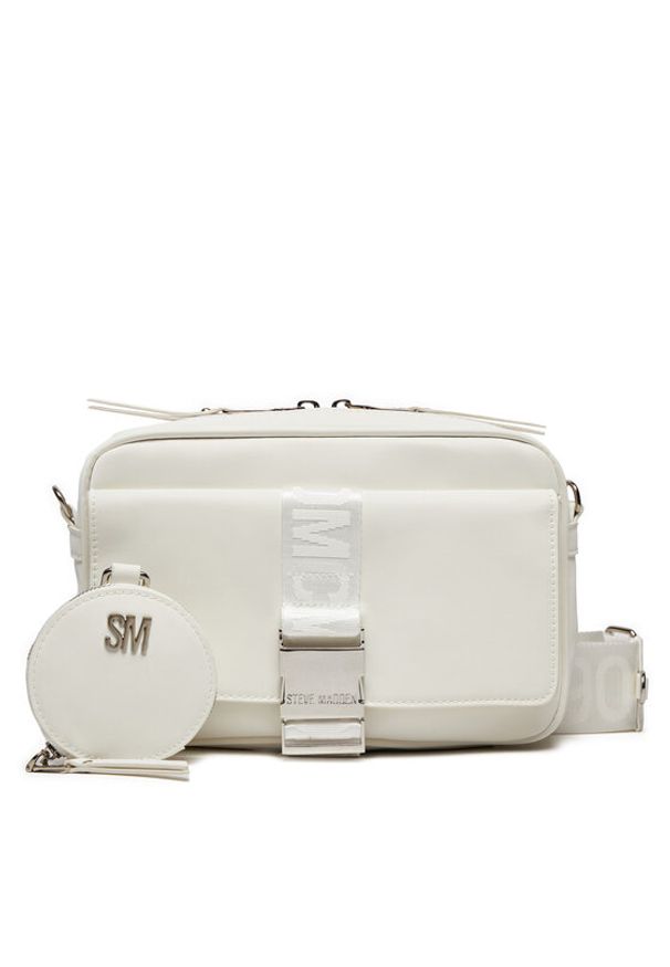 Steve Madden Torebka Bworthy SM21000012-02002-WHT Biały. Kolor: biały. Materiał: skórzane