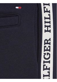 TOMMY HILFIGER - Tommy Hilfiger Spodnie dresowe KB0KB08386 D Niebieski Regular Fit. Kolor: niebieski. Materiał: bawełna