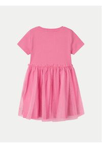 Name it - NAME IT Sukienka codzienna Harana 13226043 Różowy Regular Fit. Okazja: na co dzień. Kolor: różowy. Materiał: bawełna. Typ sukienki: proste. Styl: casual