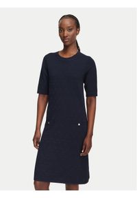 JOOP! Sukienka dzianinowa 263Kn32Kulana 30103289 Granatowy Slim Fit. Kolor: niebieski. Materiał: wiskoza #1