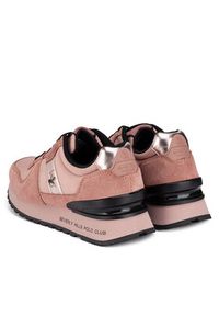 Beverly Hills Polo Club Sneakersy W-3C098-2A324 Różowy. Kolor: różowy. Materiał: zamsz, skóra #7