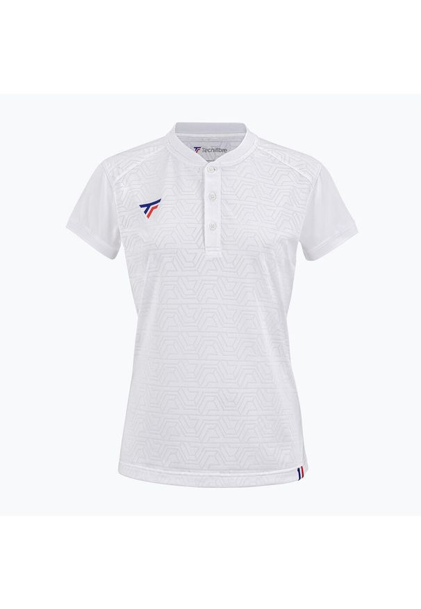 TECNIFIBRE - Koszulka tenisowa damska Tecnifibre Team Mesh Polo W. Typ kołnierza: polo. Kolor: biały. Materiał: mesh. Sport: tenis