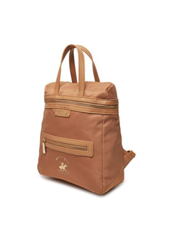 Beverly Hills Polo Club Plecak BHPC-H-002-07 Brązowy. Kolor: brązowy. Materiał: materiał