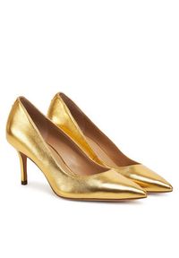 Lauren Ralph Lauren - LAUREN RALPH LAUREN Szpilki Lanette 802978205001 Złoty. Kolor: złoty. Materiał: skóra. Obcas: na szpilce