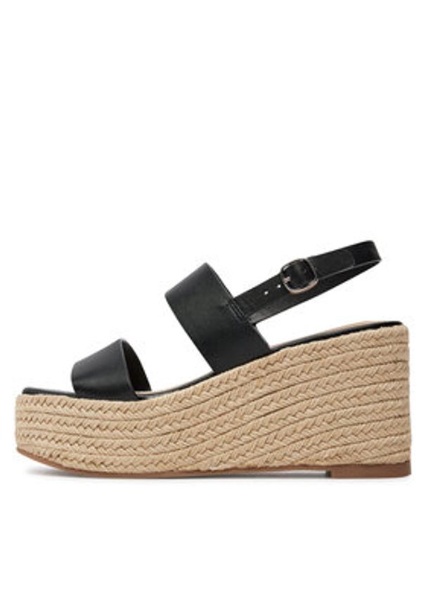 Aldo Espadryle Keoni 13773235 Czarny. Kolor: czarny. Materiał: skóra