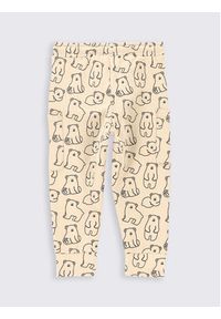 COCCODRILLO - Coccodrillo Spodnie dresowe ZC2122701TRN Beżowy Regular Fit. Kolor: beżowy. Materiał: bawełna, dresówka #4