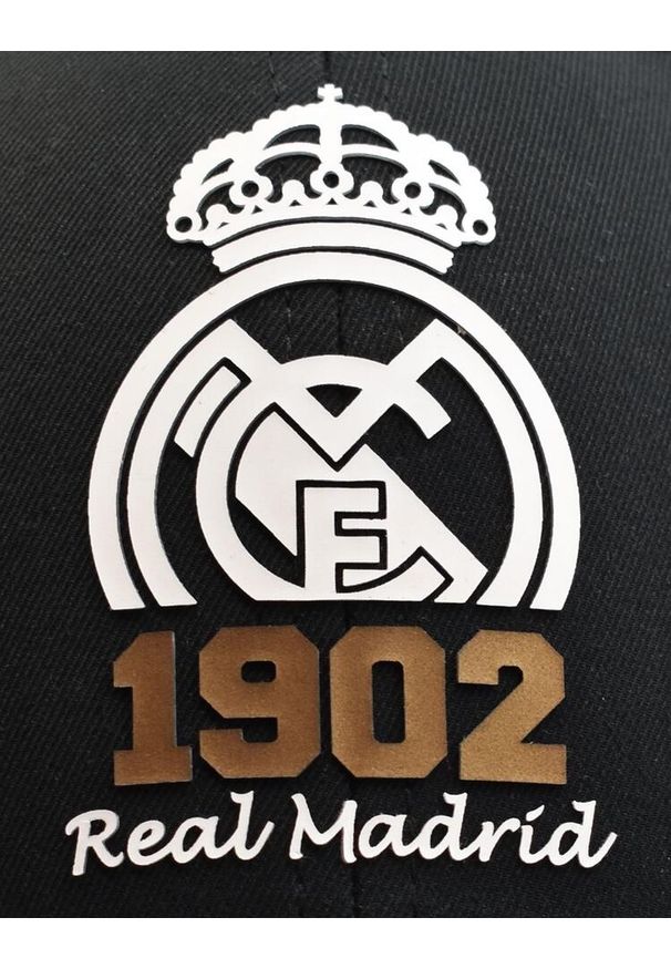 Real Madrid - Czapka z daszkiem Real Madryt 1902 Junior - oficjalna licencjonowana. Kolor: czarny