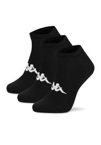 Kappa Skarpety krótkie Z4441 AW24 (3-PACK) Czarny. Kolor: czarny. Materiał: bawełna