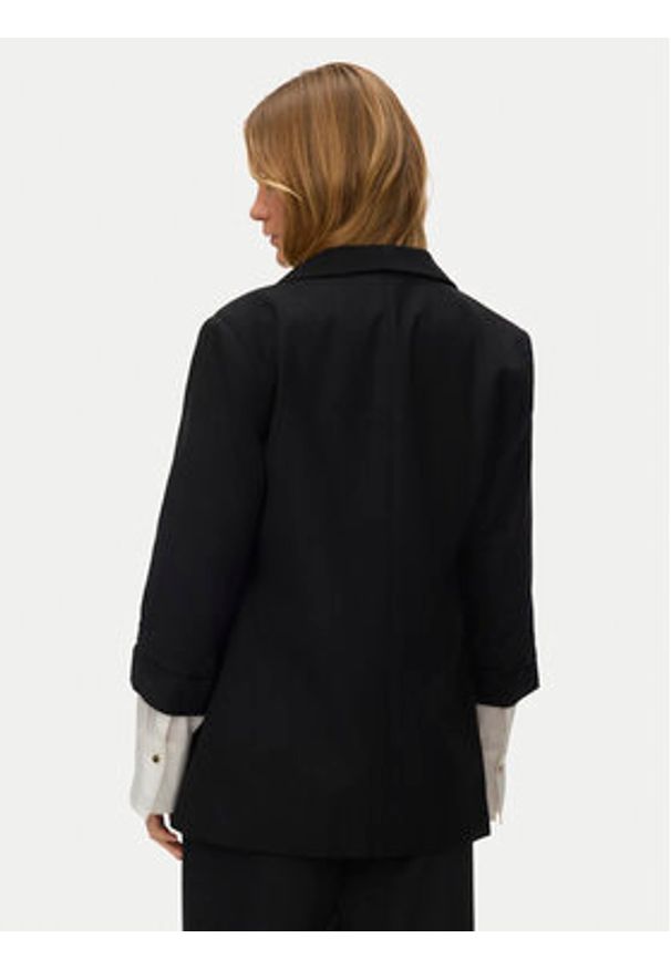 Vero Moda Marynarka Hailey 10346155 Czarny Regular Fit. Kolor: czarny. Materiał: syntetyk