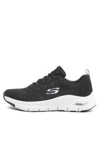 skechers - Skechers Sneakersy Glee For All 149713/BKW Czarny. Kolor: czarny. Materiał: materiał #7