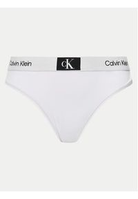 Calvin Klein Underwear Stringi 000QF7248E Fioletowy. Kolor: fioletowy. Materiał: syntetyk #6