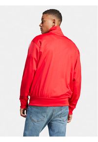 Adidas - adidas Bluza adicolor Classics IJ7060 Czerwony Loose Fit. Kolor: czerwony. Materiał: syntetyk #6