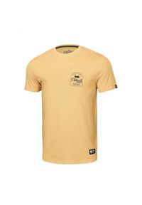 PITBULL - Koszulka bawełniana sportowa t-shirt dla dorosłych Ultra Light So Cal. Kolor: żółty, wielokolorowy, czarny. Materiał: bawełna #1