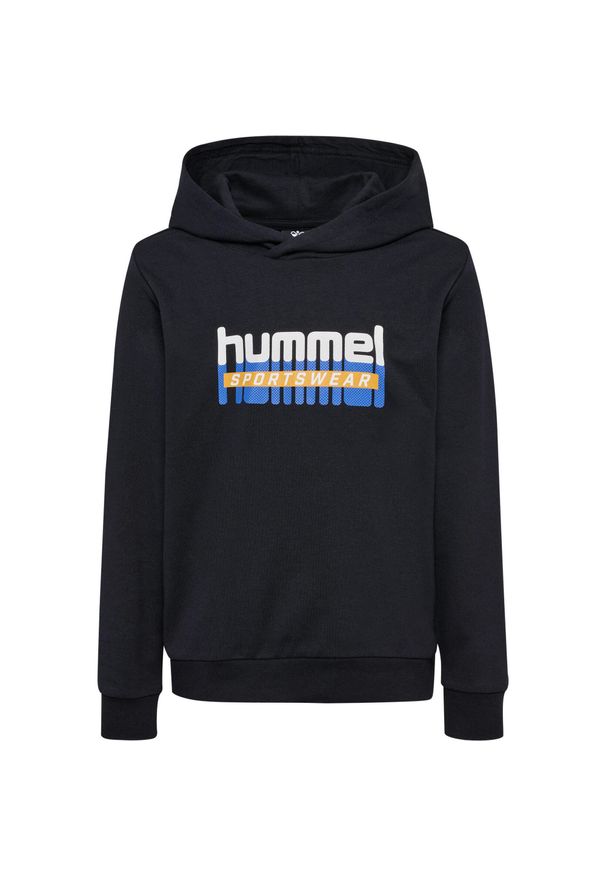 Bluza z kapturem dla dzieci Hummel Tukas. Typ kołnierza: kaptur. Kolor: czarny
