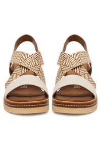 Remonte Sandały D2L54-60 Beżowy. Kolor: beżowy. Materiał: skóra #4