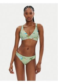 Seafolly Góra od bikini Isla Palm 31514MF216 Zielony. Kolor: zielony. Materiał: syntetyk