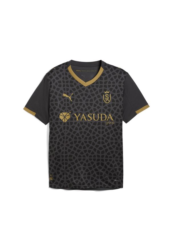 Puma - Męska trzecia koszulka Stade Reims 25/26 PUMA. Kolor: szary, czarny, wielokolorowy. Sport: piłka nożna