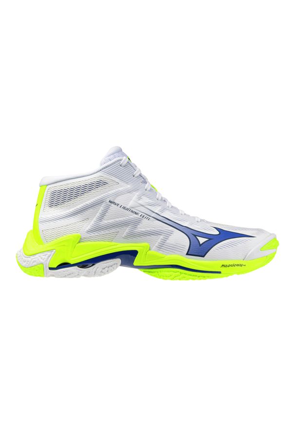 Buty halowe Mizuno Wave Lightning Elite Mid. Kolor: biały. Model: Mizuno Wave. Sport: siatkówka