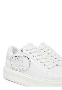 Liu Jo Sneakersy BA5007 EX014 Biały. Kolor: biały. Materiał: skóra