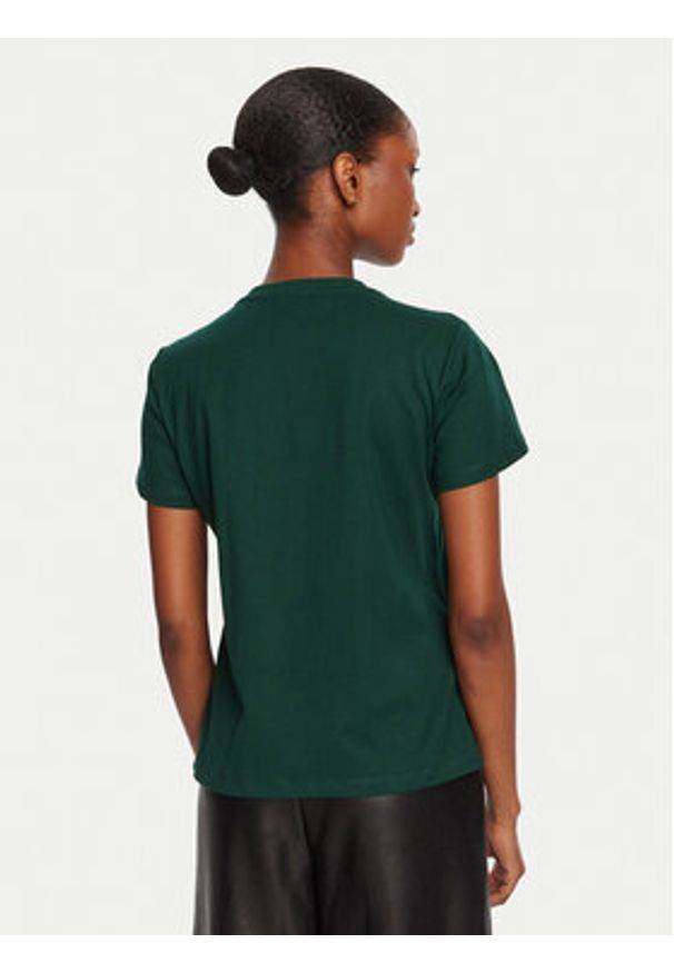 Pinko - PINKO T-Shirt Quentin 100535 A2RN Zielony Regular Fit. Kolor: zielony. Materiał: bawełna