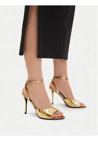 Eva Minge Sandały EO-FLORA-LT1605-6 Złoty. Kolor: złoty. Materiał: skóra #7