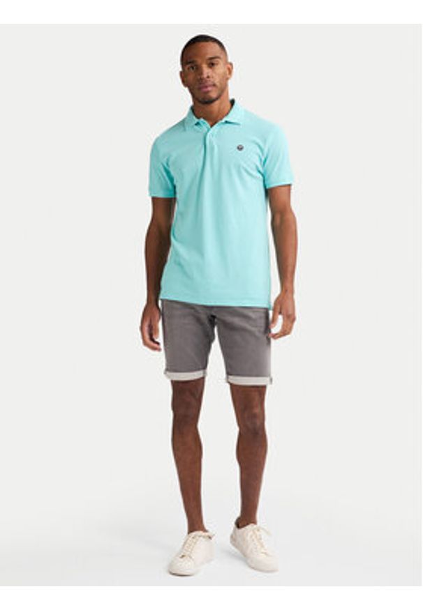 Petrol Industries Szorty jeansowe M-ROS-SHO001 Szary Slim Fit. Kolor: szary. Materiał: bawełna