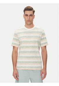 Jack & Jones - Jack&Jones T-Shirt Birk 12268437 Beżowy Standard Fit. Kolor: beżowy. Materiał: bawełna
