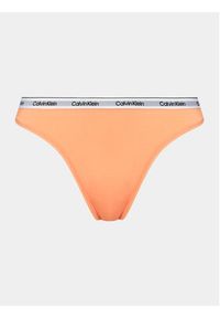 Calvin Klein Underwear Komplet 3 par stringów 000QD5209E Kolorowy. Materiał: bawełna. Wzór: kolorowy