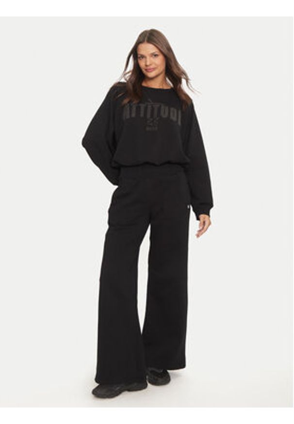 Deha Bluza C12050 Czarny Loose Fit. Kolor: czarny. Materiał: bawełna
