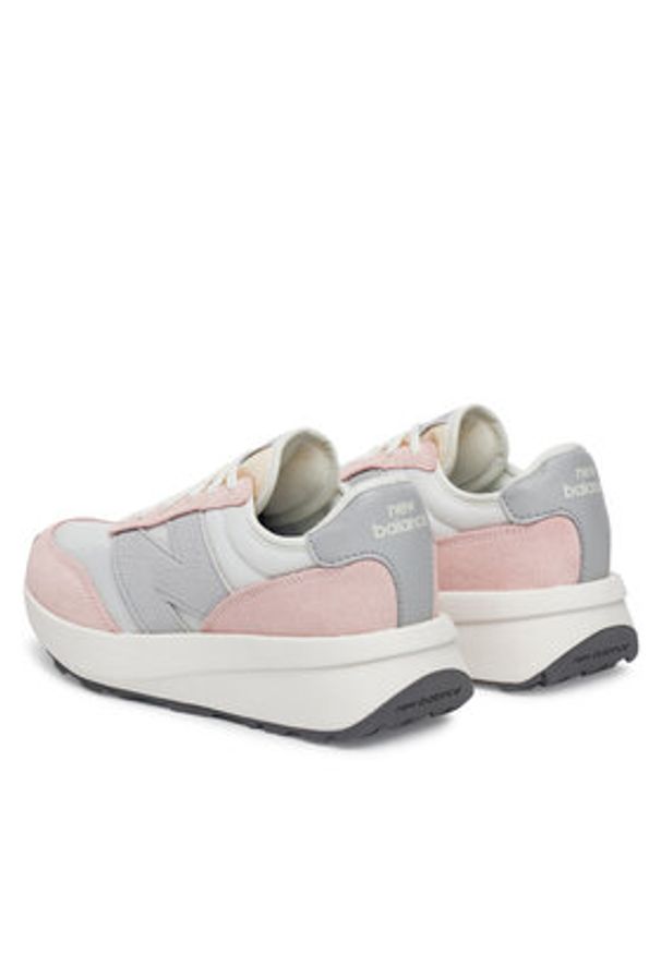 New Balance Sneakersy GS370AK Różowy. Kolor: różowy. Materiał: zamsz, skóra