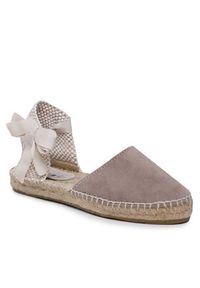 Manebi Espadryle Flat Valenciana Espadrilles K 1.9 P0 Brązowy. Kolor: brązowy. Materiał: skóra, zamsz #4