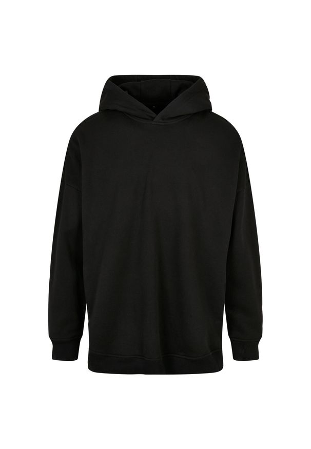 BUILD YOUR BRAND - Bluza Z Kapturem Dla Dorosłych Unisex CutOn. Typ kołnierza: kaptur. Kolor: czarny