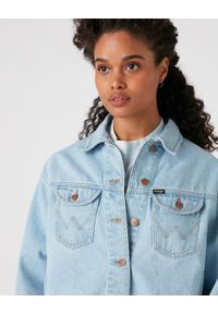 Wrangler - WRANGLER WESTERN UTILITY JACKET DAMSKA KURTKA JEANSOWA CLOUD NINE W427MC25E 112128831. Materiał: jeans #3