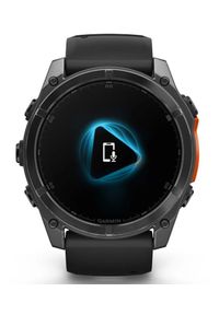 GARMIN - Garmin Fenix 8 AMOLED 51mm Slate Gray. Rodzaj zegarka: smartwatch. Styl: sportowy, militarny