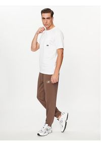 New Balance T-Shirt Essentials Reimagined Cotton Jersey Short Sleeve T-shirt MT31542 Biały Regular Fit. Kolor: biały. Materiał: bawełna, jersey