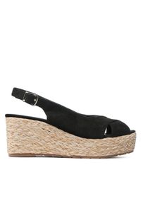 Jenny Fairy Espadryle TS5249-01 Czarny. Kolor: czarny. Materiał: materiał