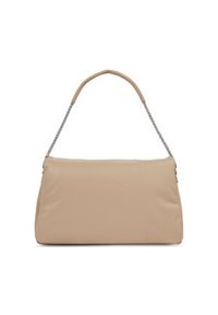 Calvin Klein Torebka Puffed Shoulder Bag K60K611539 Beżowy. Kolor: beżowy