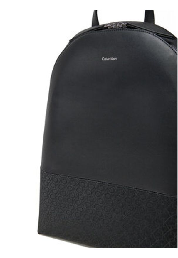 Calvin Klein Plecak Ck Mixmedia Backpack_Mono K60K613184 Czarny. Kolor: czarny. Materiał: skóra