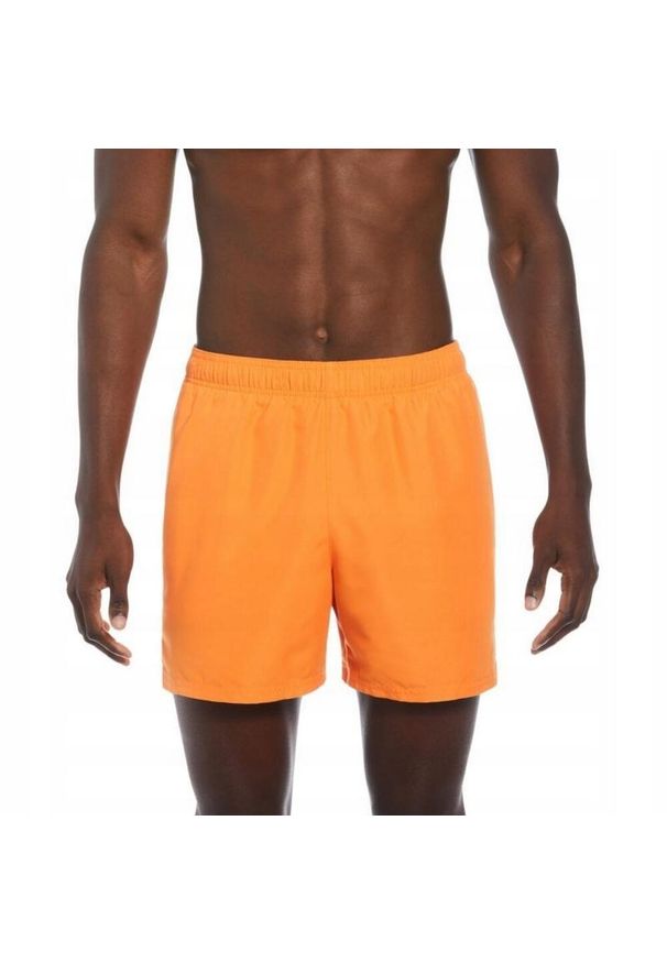 Nike - Męskie Szorty Kąpielowe Volley Essential. Kolor: pomarańczowy, wielokolorowy, żółty. Styl: sportowy