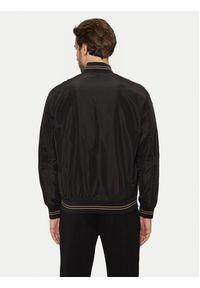 Karl Lagerfeld - KARL LAGERFELD Kurtka bomber 505405 551501 Czarny Regular Fit. Typ kołnierza: dekolt w karo. Kolor: czarny. Materiał: syntetyk #6