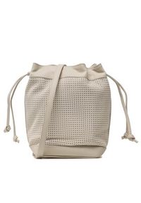 Calvin Klein Torebka Re-Lock Drawstring Bag Sm Perf K60K610636 Beżowy. Kolor: beżowy. Materiał: skórzane #5