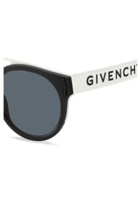Givenchy - Okulary przeciwsłoneczne. Kształt: okrągłe. Kolor: czarny #3