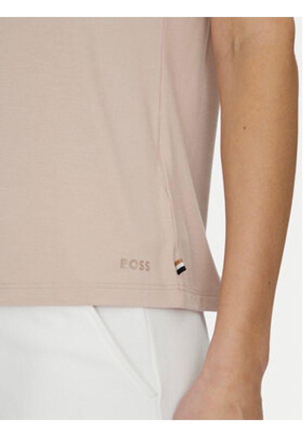BOSS T-Shirt Bea 50543334 Beżowy Regular Fit. Kolor: beżowy