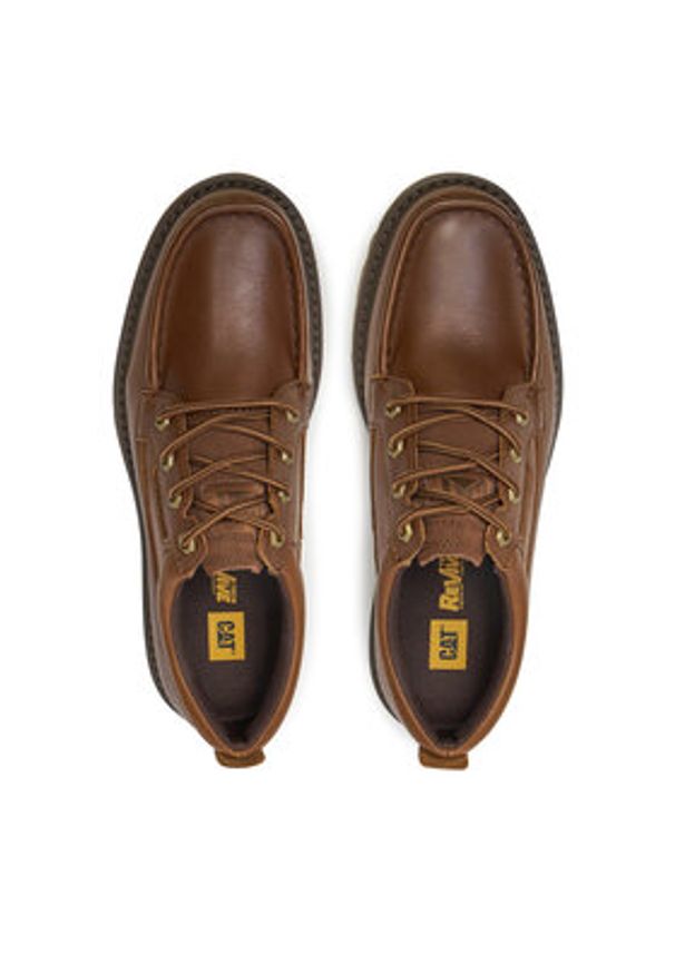 CAT Footwear Półbuty Colorado Moc Toe Low P726071 Brązowy. Kolor: brązowy. Materiał: skóra